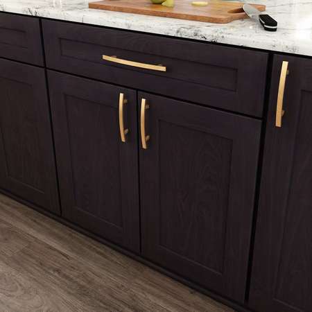 Elements By Hardware Resources 96 mm Center-to-Center Matte Black Square Thatcher Cabinet Bar Pull 859-96MB